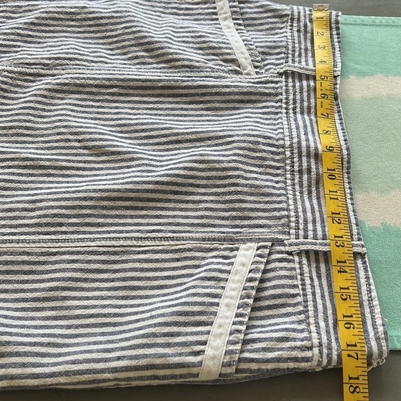 Ann Taylor Loft Blue & White Stripe Seersucker Mini Skirt - Picture 6 of 7